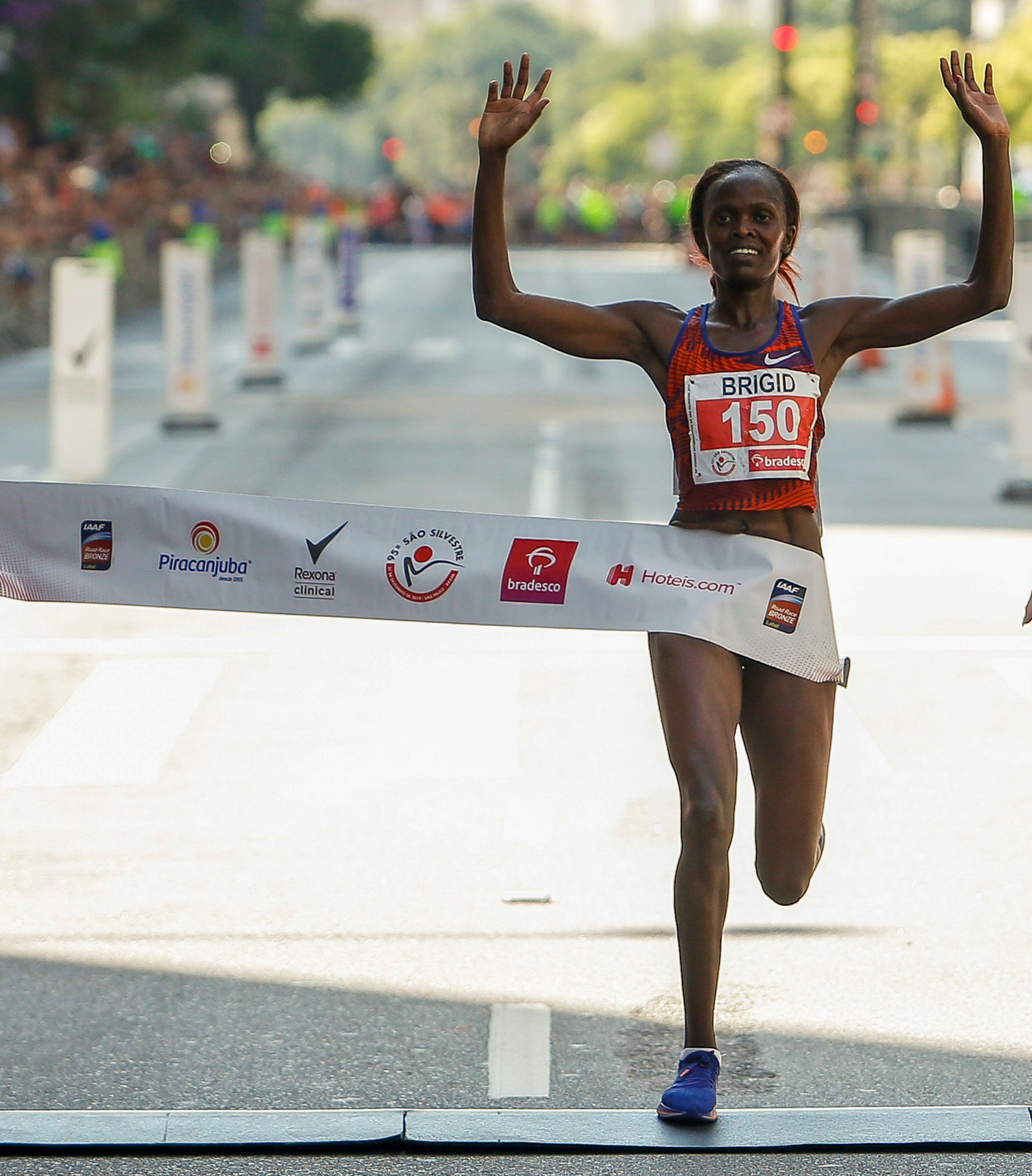 Women's marathon world record holder Brigid Kosgei will also compete at Tokyo 2020 ©Getty Images