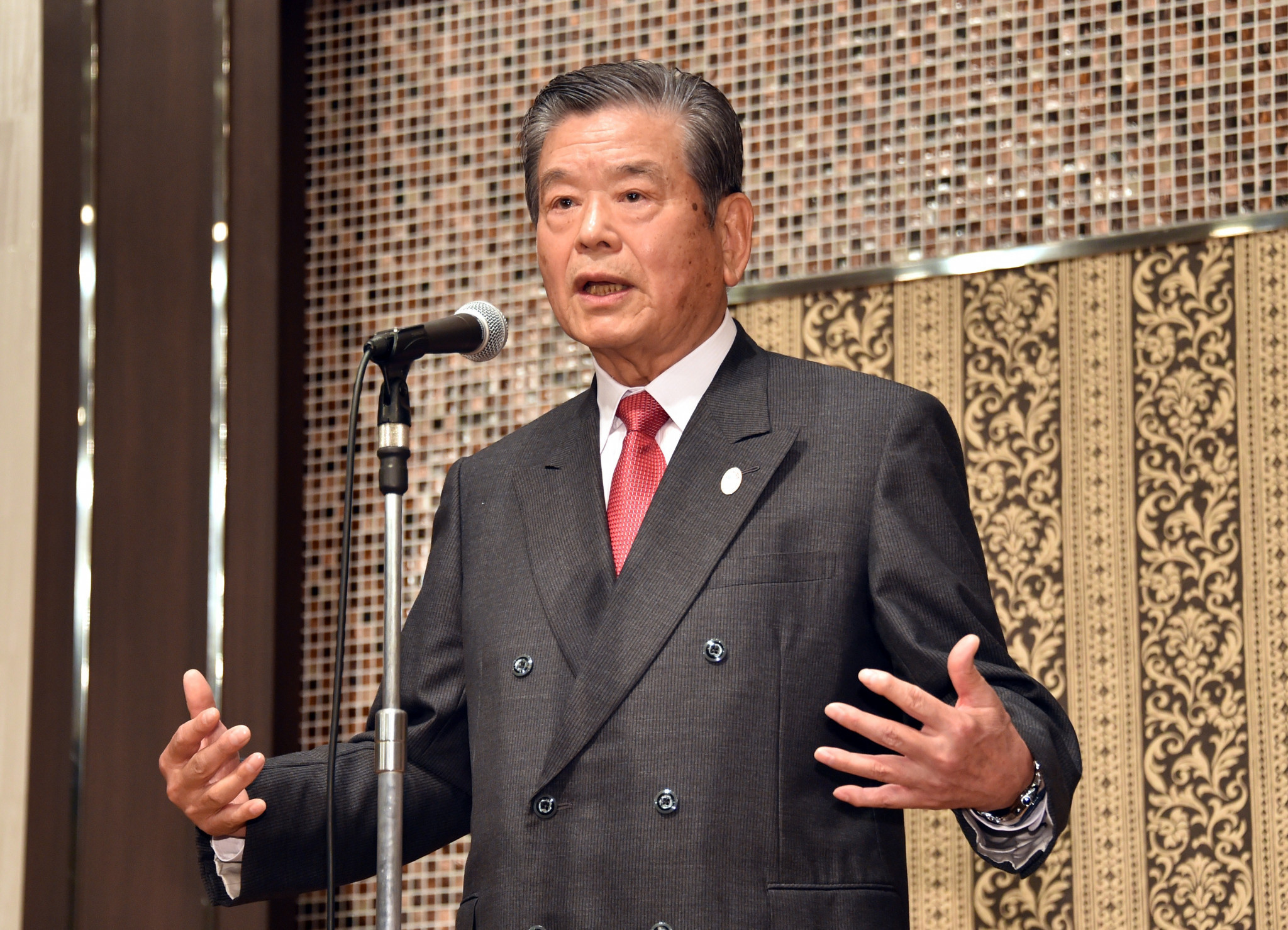 Tokyo 2020 Athletes' Village Mayor Saburo Kawabuchi has admitted coronavirus is his biggest concern ©Getty Images