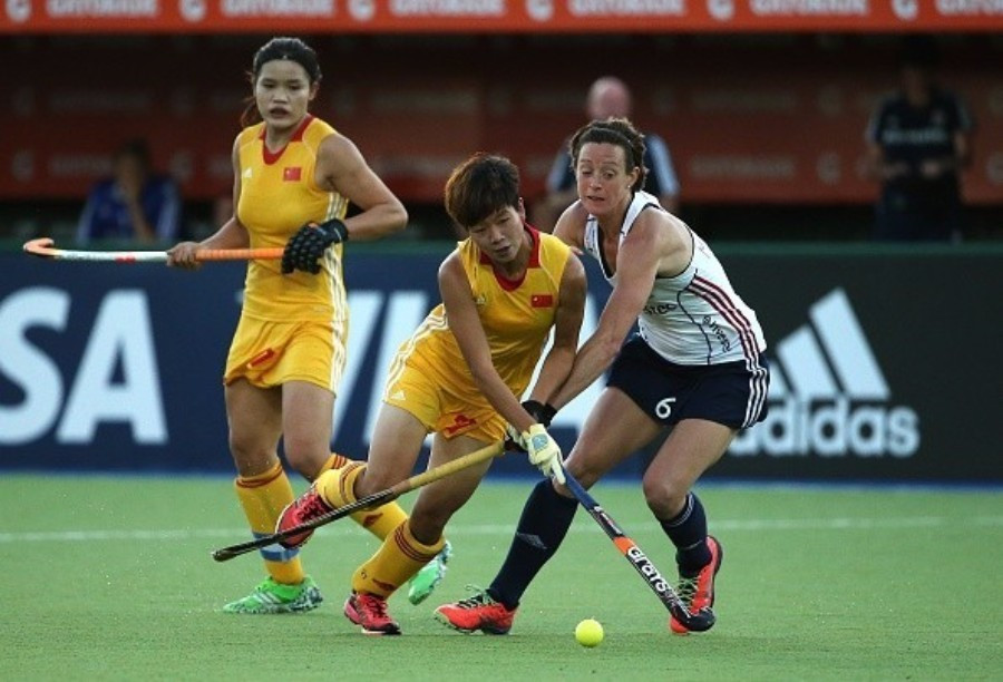 Britain and China fought out a 1-1 draw in the other Pool B encounter ©FIH
