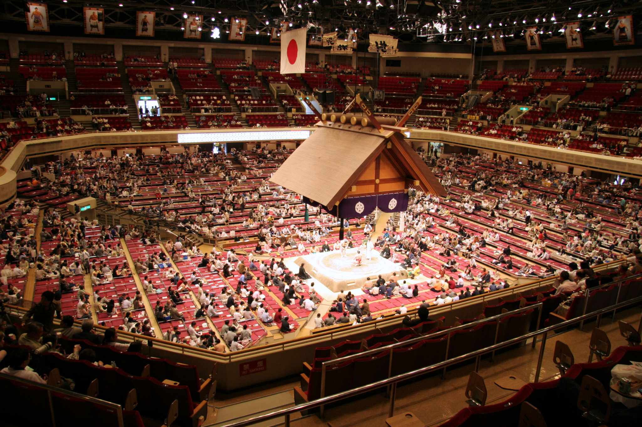 The sumo tournament will take place at Tokyo's Ryogoku Kokugikan Sumo Arena ©Wikipedia