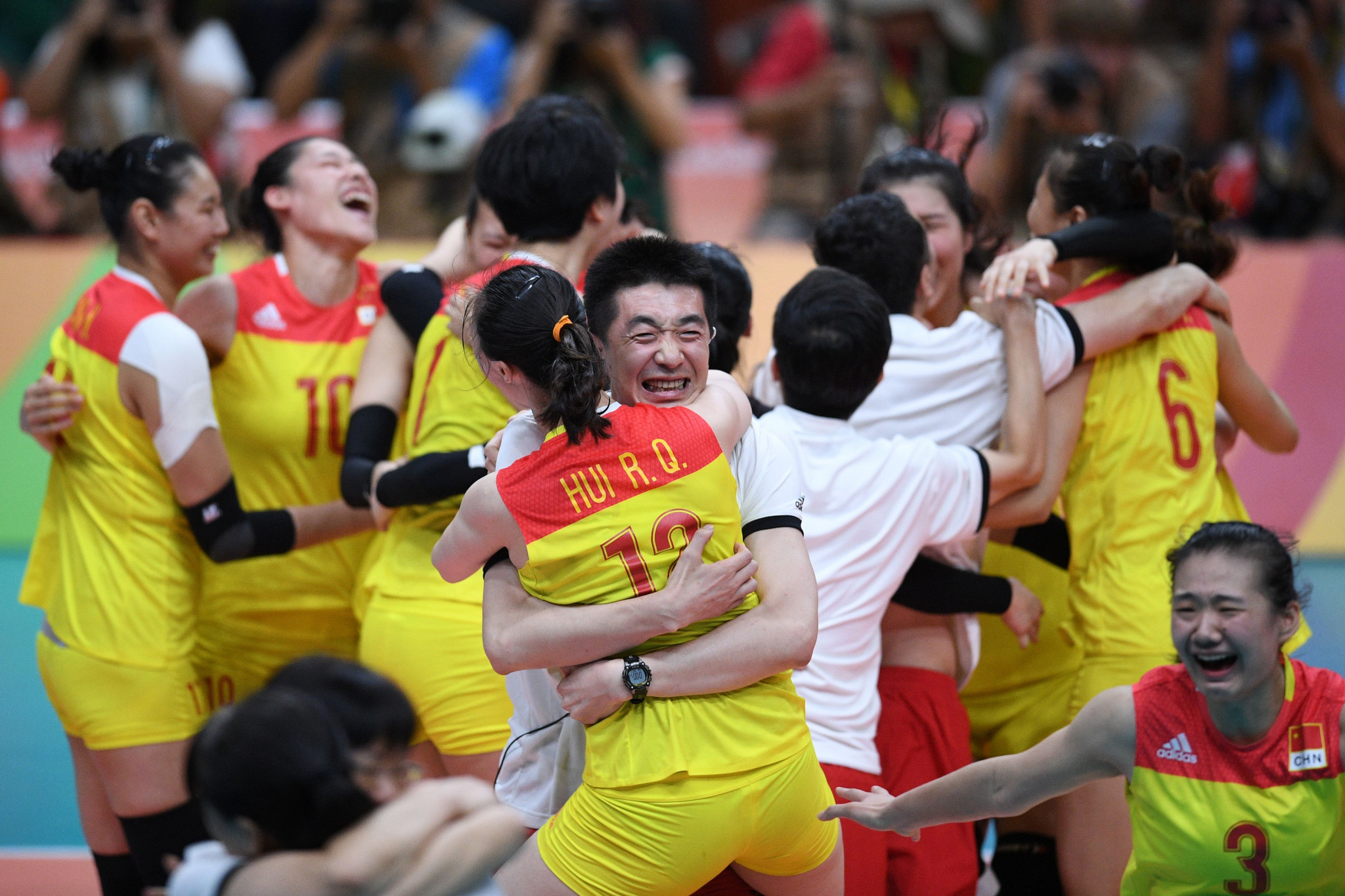 China won 26 gold medals at the Rio 2016 Olympic Games, including in women's volleyball ©Getty Images