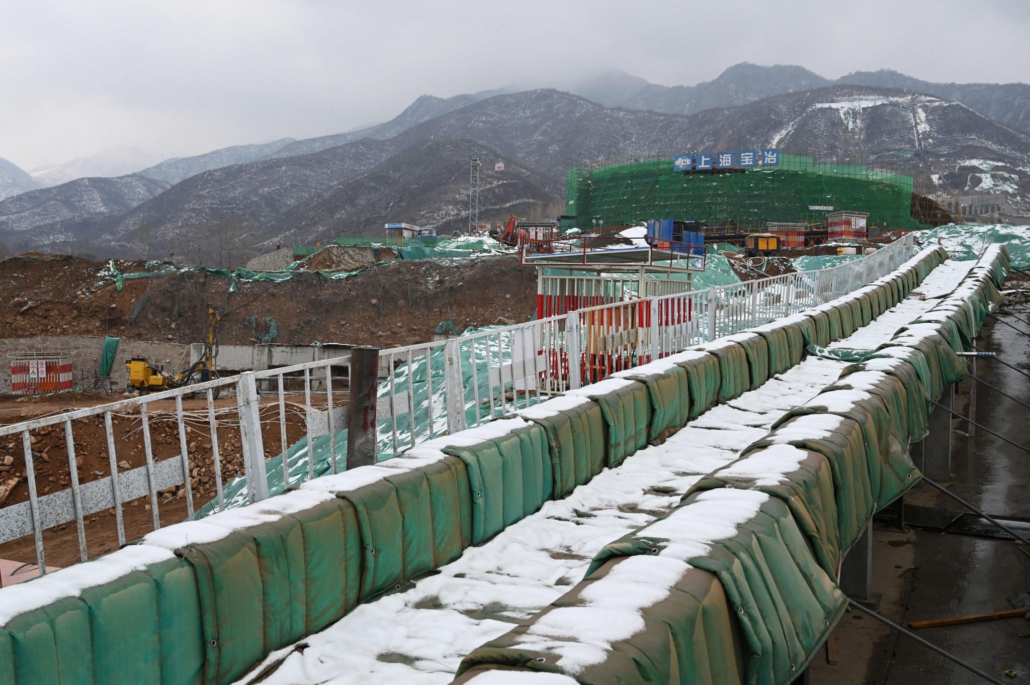 The National Sliding Center was constructed in Yanqing and is ready to be certified ©Getty Images