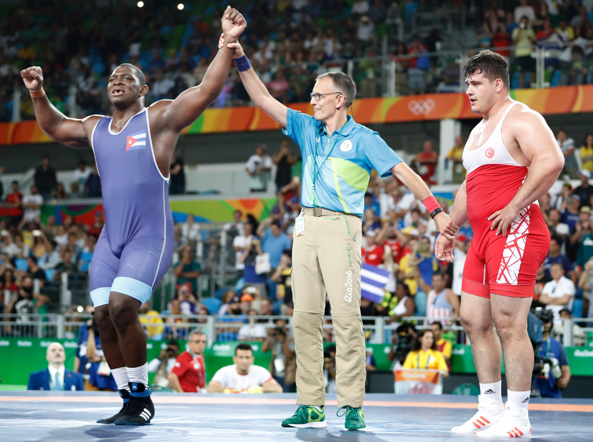 Mijaín López won his third Olympic gold medal at Rio 2016 ©Getty Images