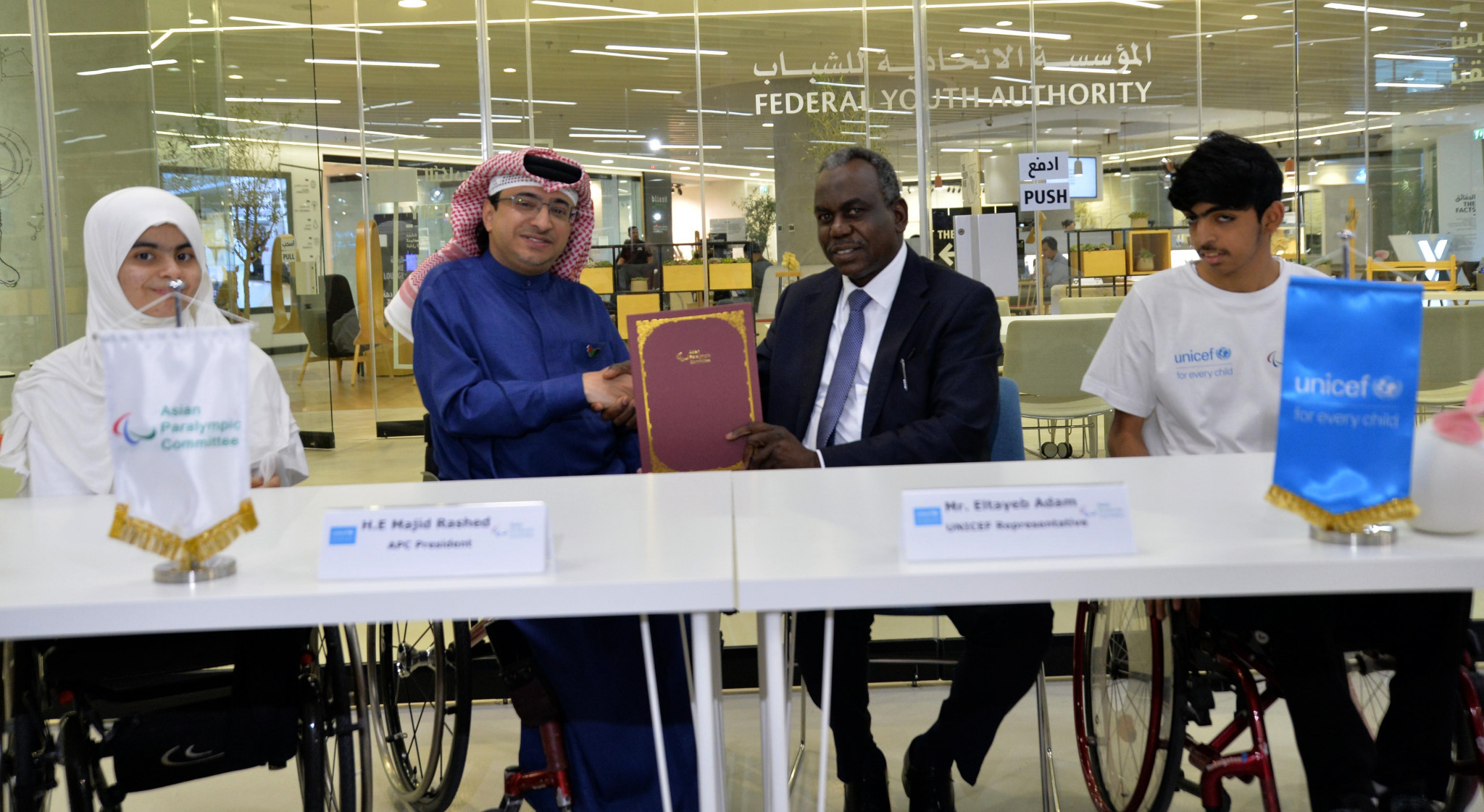 Asian Paralympic Committee sign agreement with UNICEF to promote rights of children with disabilities