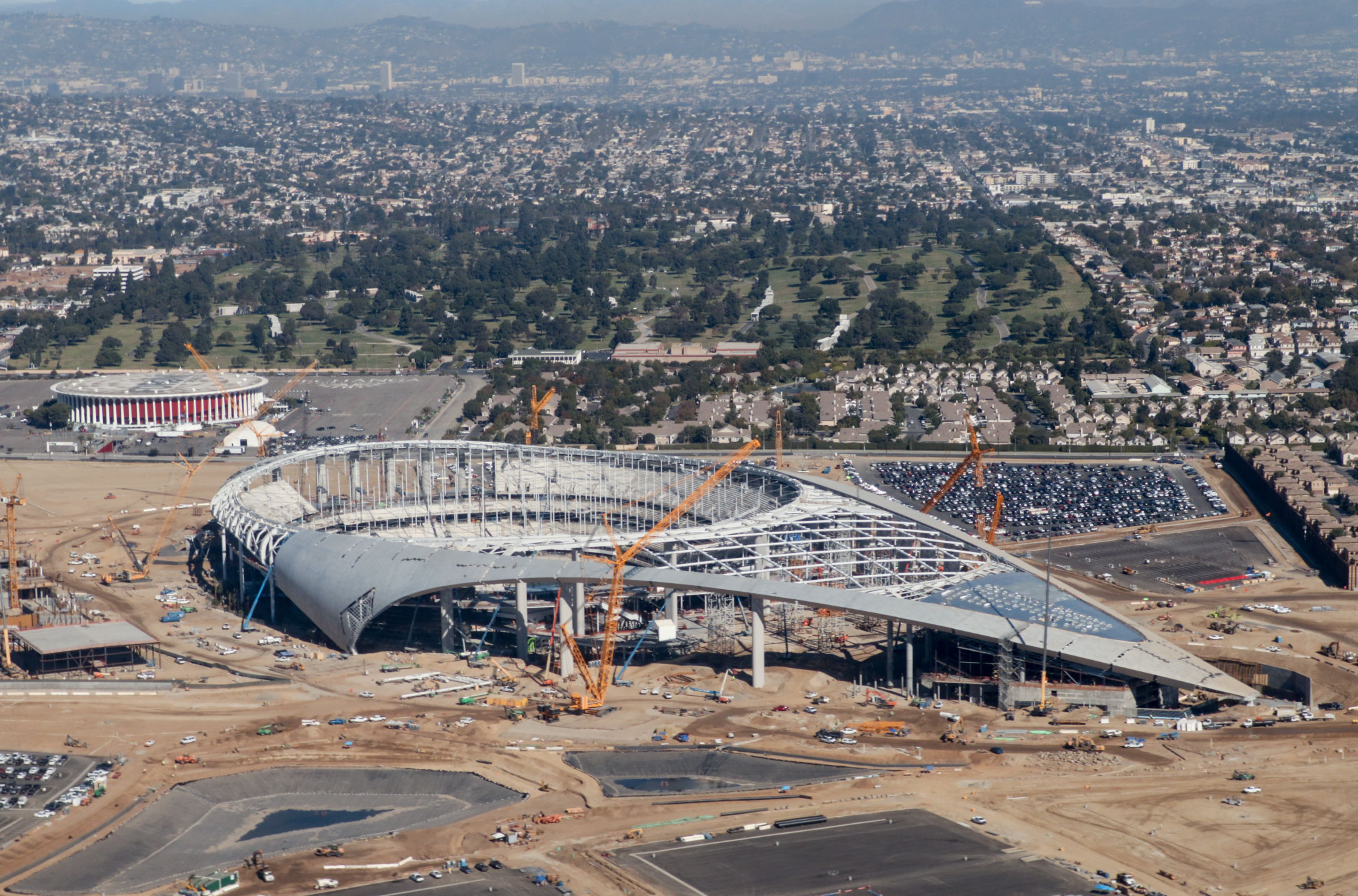 SoFi Stadium, due to host the Opening and Closing Ceremonies during the 2028 Olympic Games in Los Angeles, has been rated at 85 per cent complete ©Getty Images