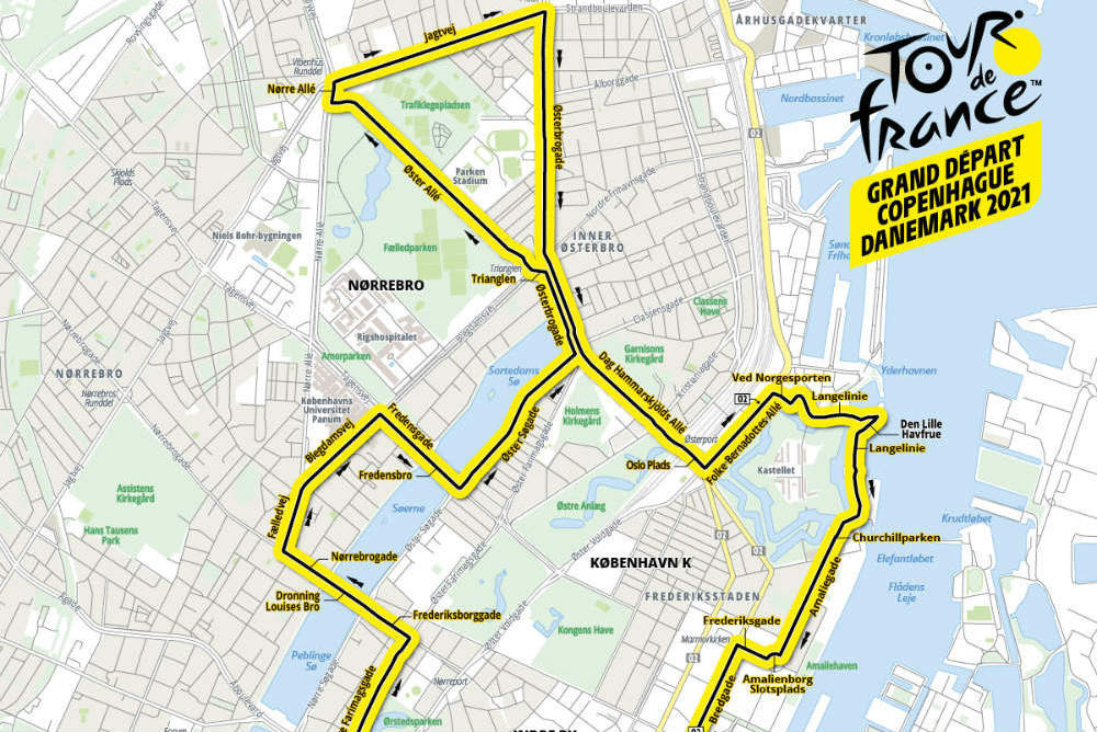 Behov for peregrination embargo Routes revealed for Danish stages of 2021 Tour de France
