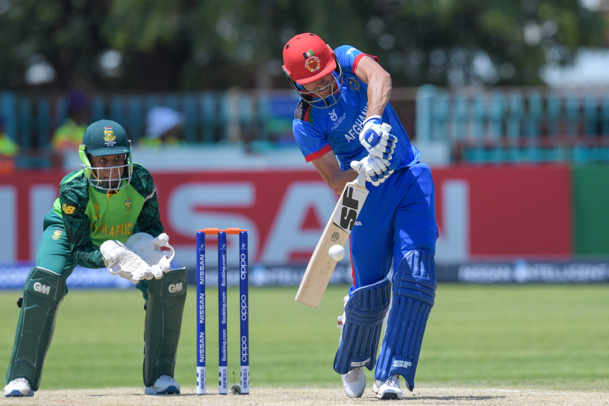 Ibrahim Zadran scored 73 as Afghanistan beat the hosts South Africa to seventh place today at the ICC Under-19 World Cup ©Getty Images