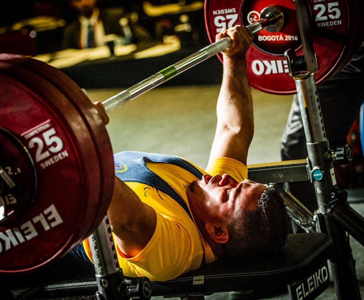 Juan Carlos Ortiz Cardenas is the second Colombian powerlifter to be banned this year for failing for the same three steroids ©IPC/Hiroki Nishioka