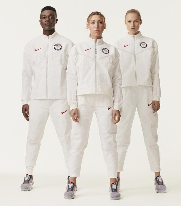 Nike showcased its new range of Tokyo 2020 Olympic and Paralympic Games uniforms and footwear at The Shed in New York City ©Getty Images