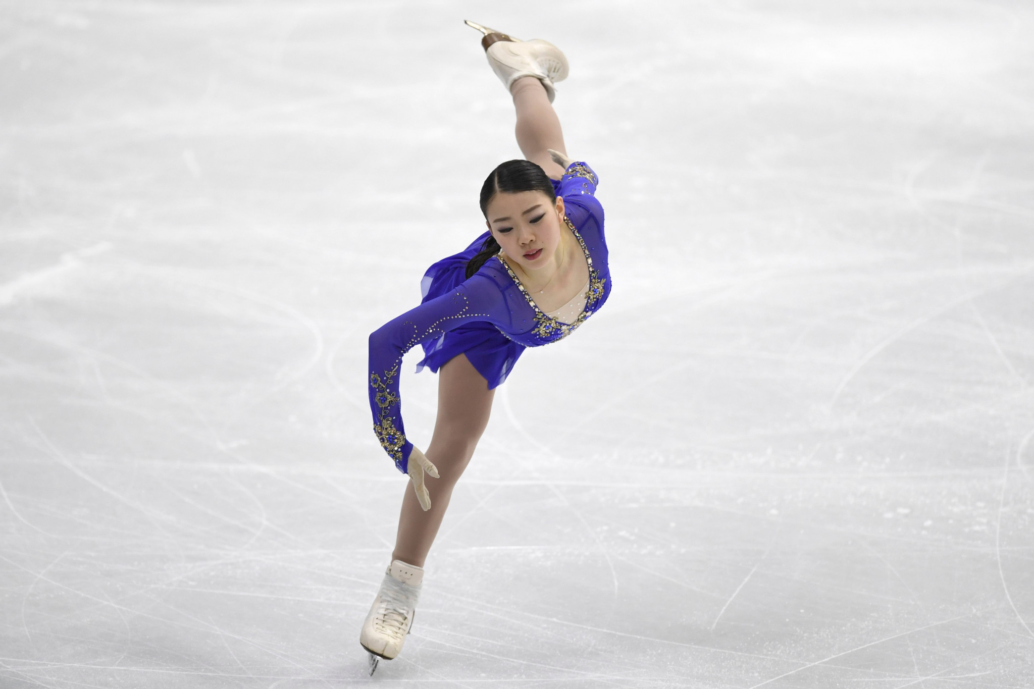 Defending champion Rika Kihira leads the women's event in Seoul ©Getty Images