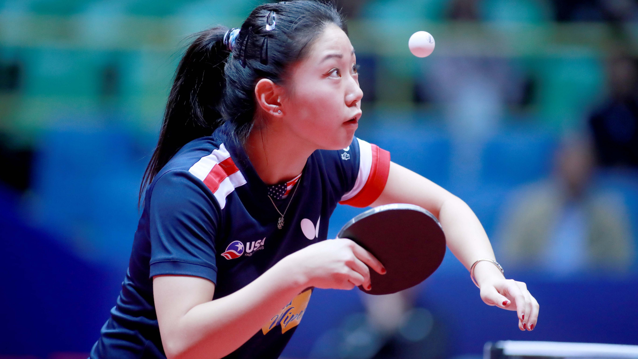 Lily Zhang of the United States is the most obvious challenger to home champion Adriana Diaz at the ITTF Pan American Cup that starts in Puerto Rico tomorrow ©ITTF