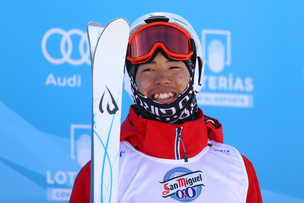 Ikuma Horishima won the men's moguls event in Deer Valley, and now sits in fourth place in the overall World Cup standings ©Getty Images