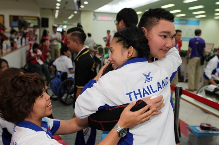 Thailand ensured a clean sweep of the shooting gold medals today