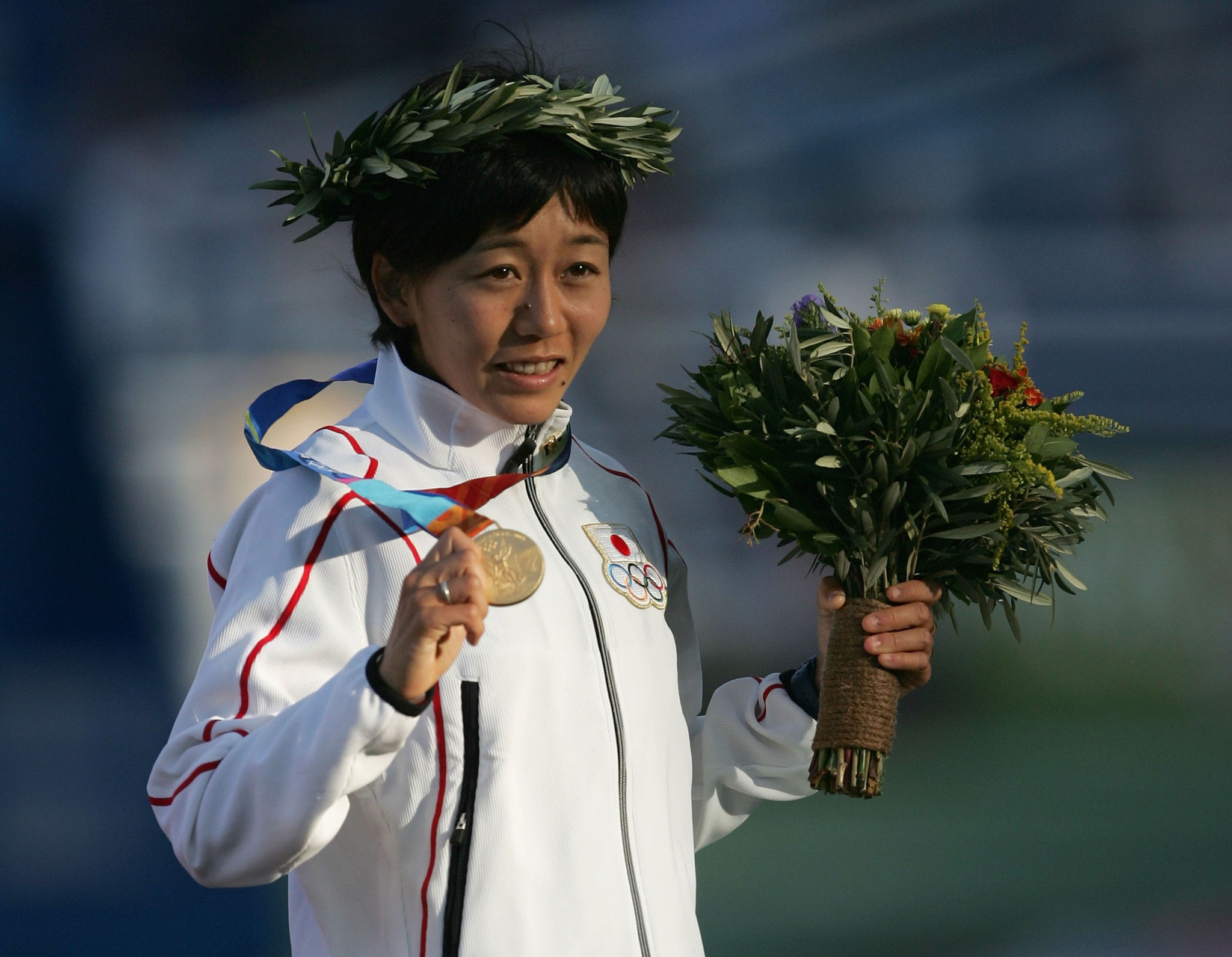 Mizuki Noguchi will feature in the first exchange of the Olympic Torch Relay ©Getty Images