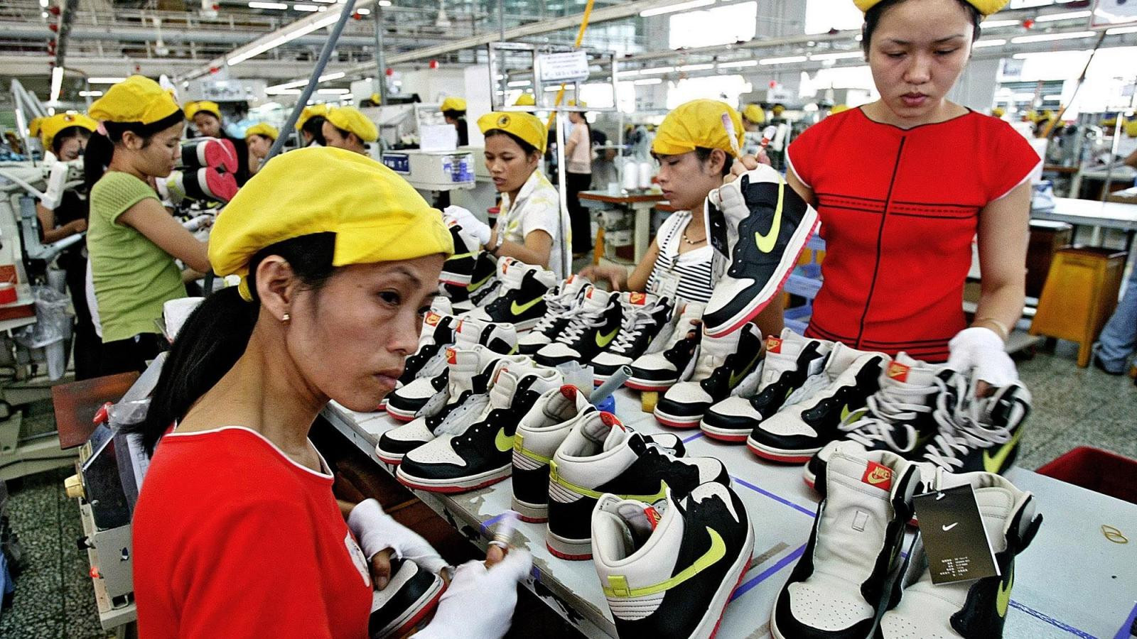Factories in China produce 23 per cent of Nike's footwear and 27 per cent of its apparel ©Getty Images