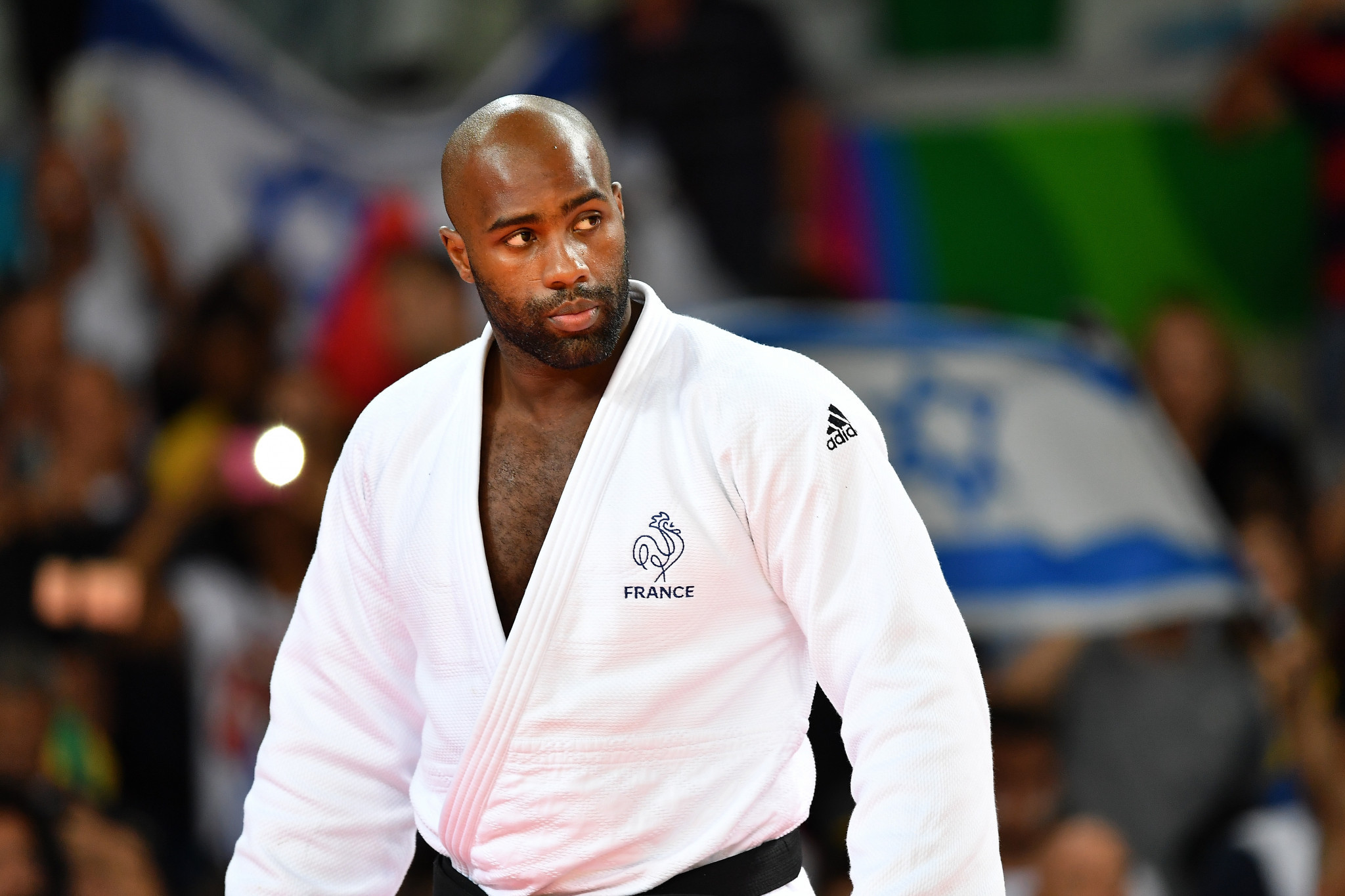 French judo legend Teddy Riner trained in Rio de Janeiro as he began preparing for the Paris 2024 Olympic Games ©Getty Images