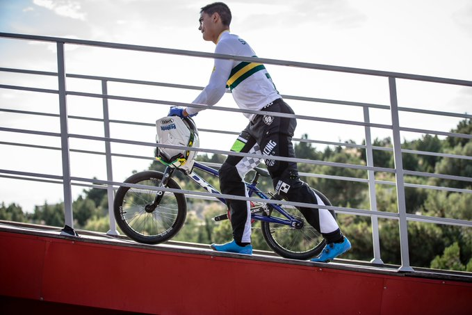 Kai Sakakibara was airlifted to hospital in a critical but stable condition ©BMX Australia