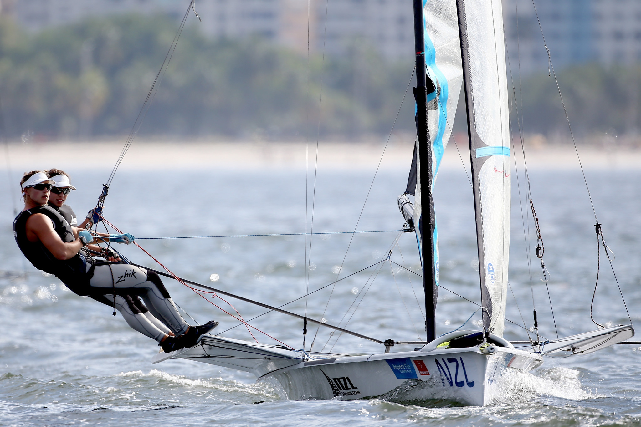 Olympic silver medallists out of 49er, 49erFX and Nacra 17 World Championships with injury