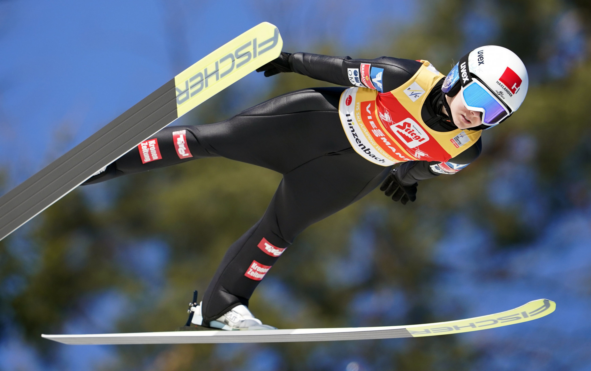 Chiara Hölzl continued her winning streak at the FIS Ski Jumping World Cup event in Hinzenbach ©Getty Images