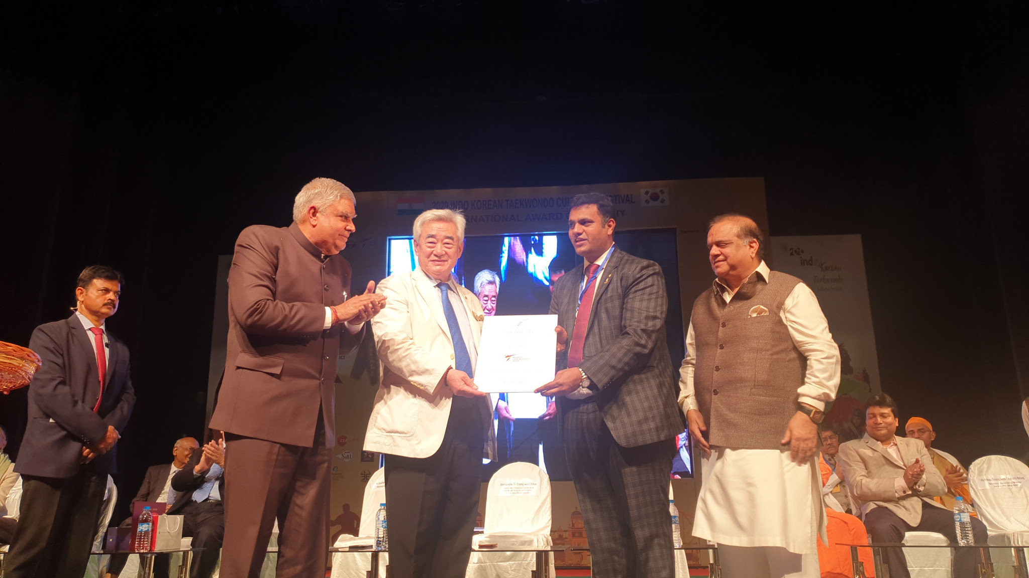 Choue "honoured" to attend taekwondo festival in India
