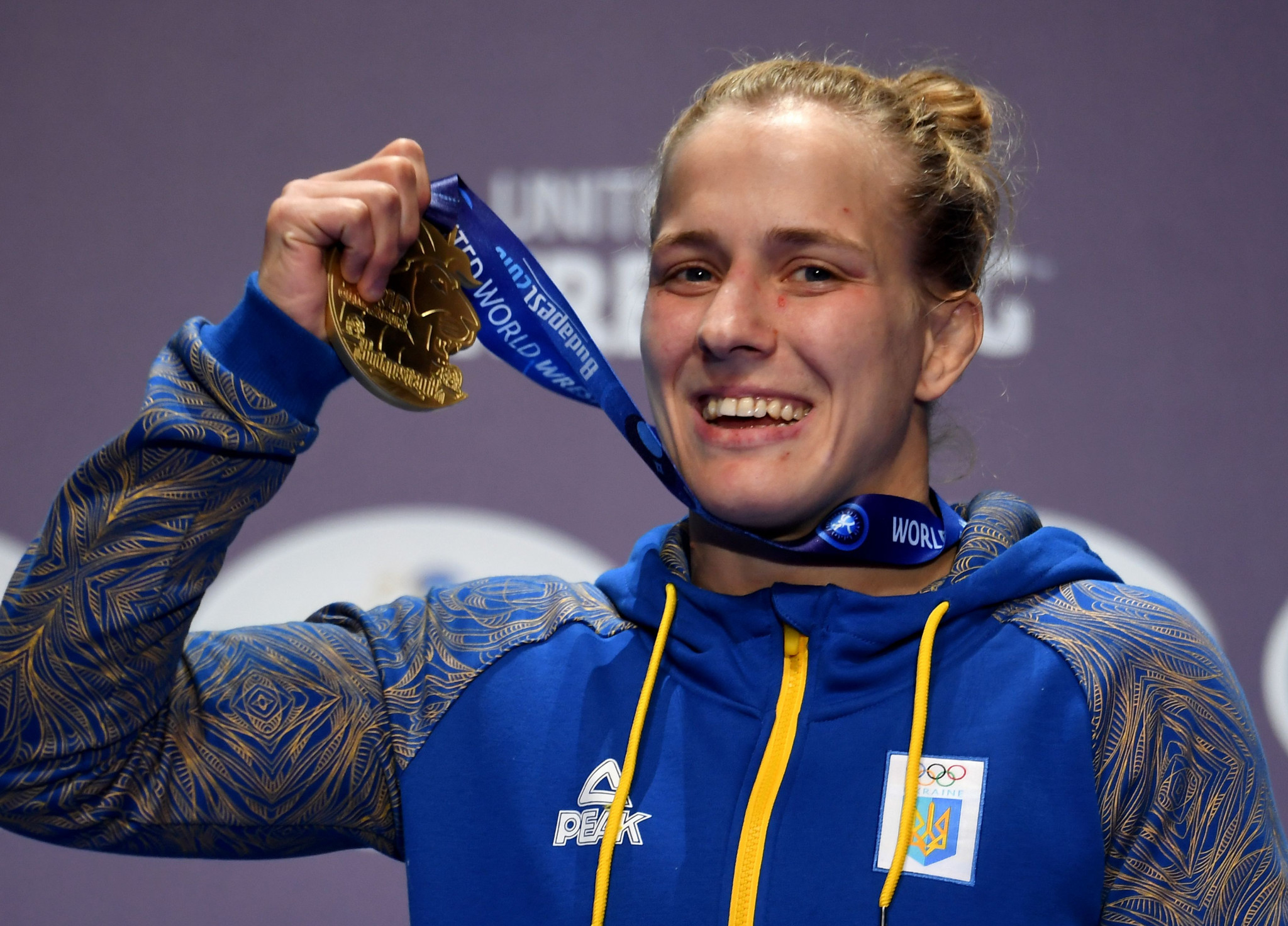 Alla Cherkasova of Ukraine will be in action in the under-68kg division at the European Wrestling Championships ©Getty Images