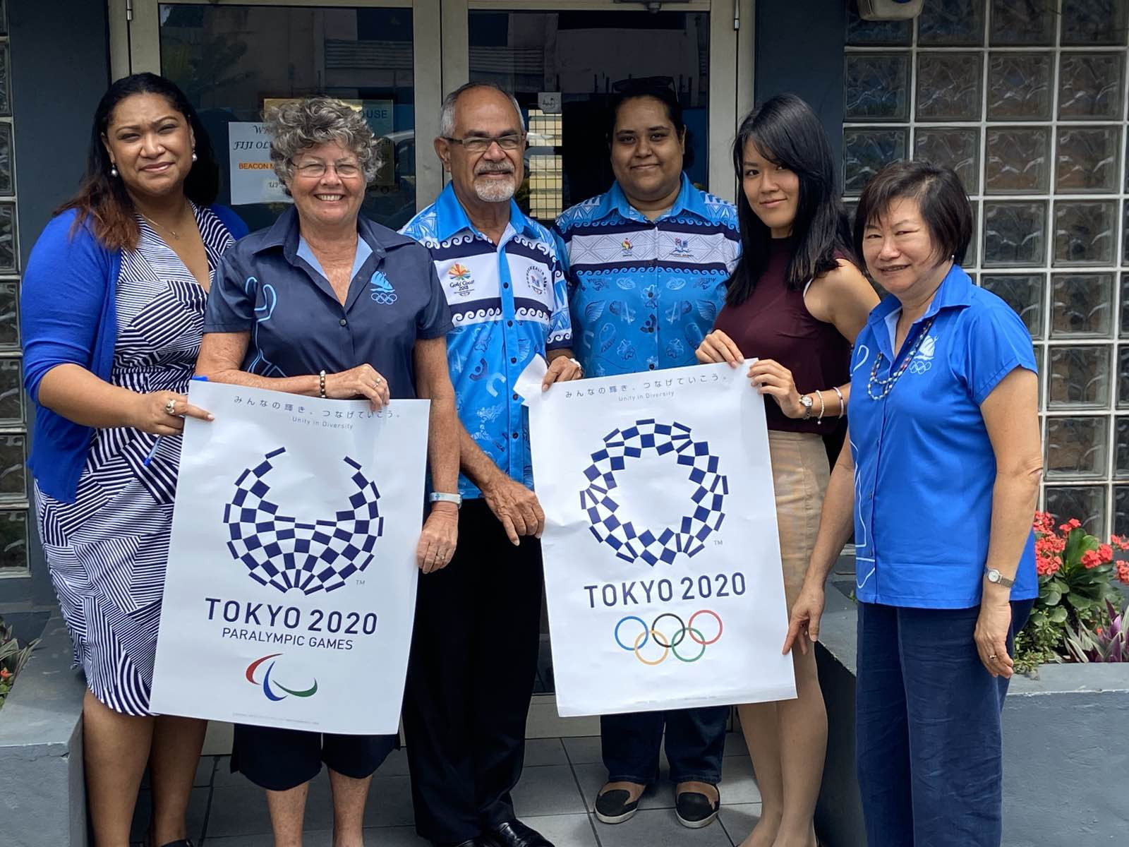 A delegation from the Japanese Embassy has paid a visit to Fiji Olympic House ©FASANOC
