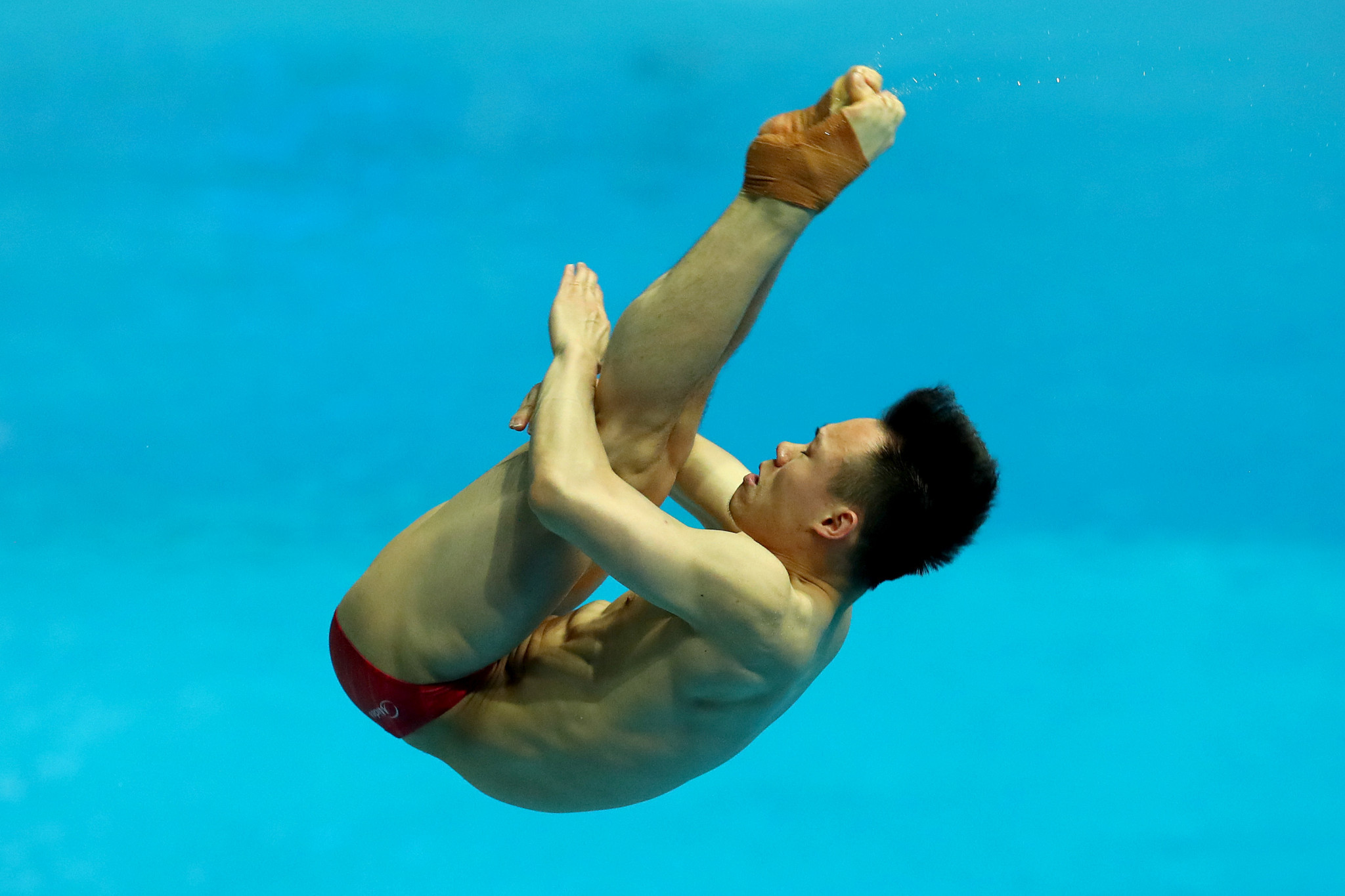 Xie Siyi picked up the men's diving accolade after double gold in Gwangju ©Getty Images
