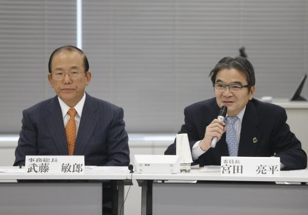 Tokyo 2020 Emblems Selection Committee chairman Ryohei Miyata was delighted with the amount of entries ©Tokyo 2020