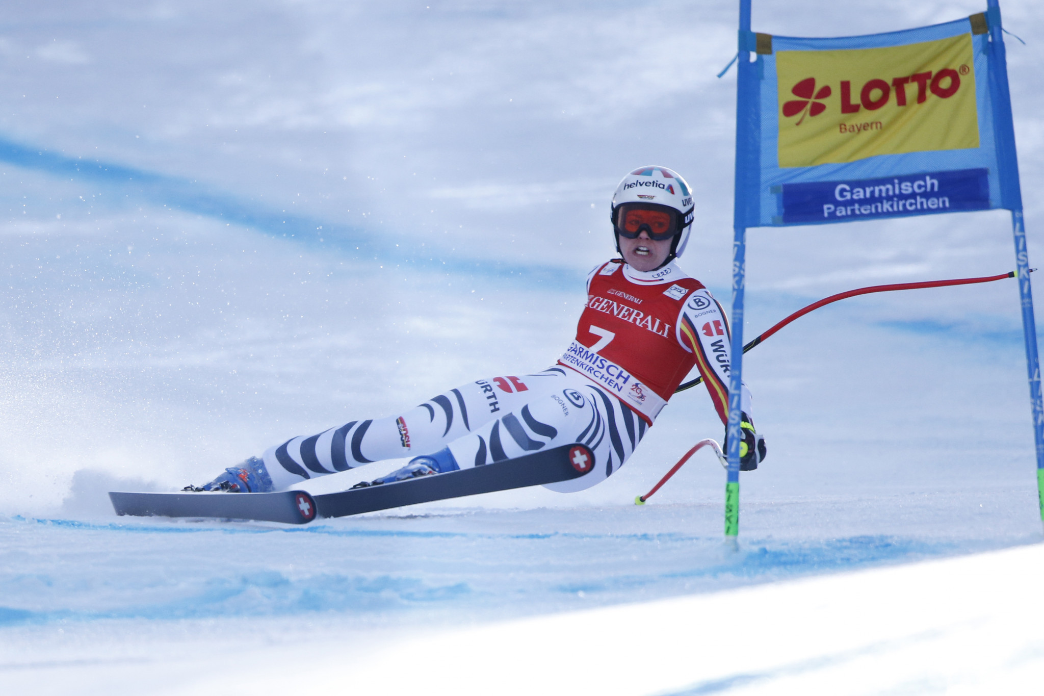A fractured tibia has brought a premature end to Viktoria Rebensburg's season ©Getty Images