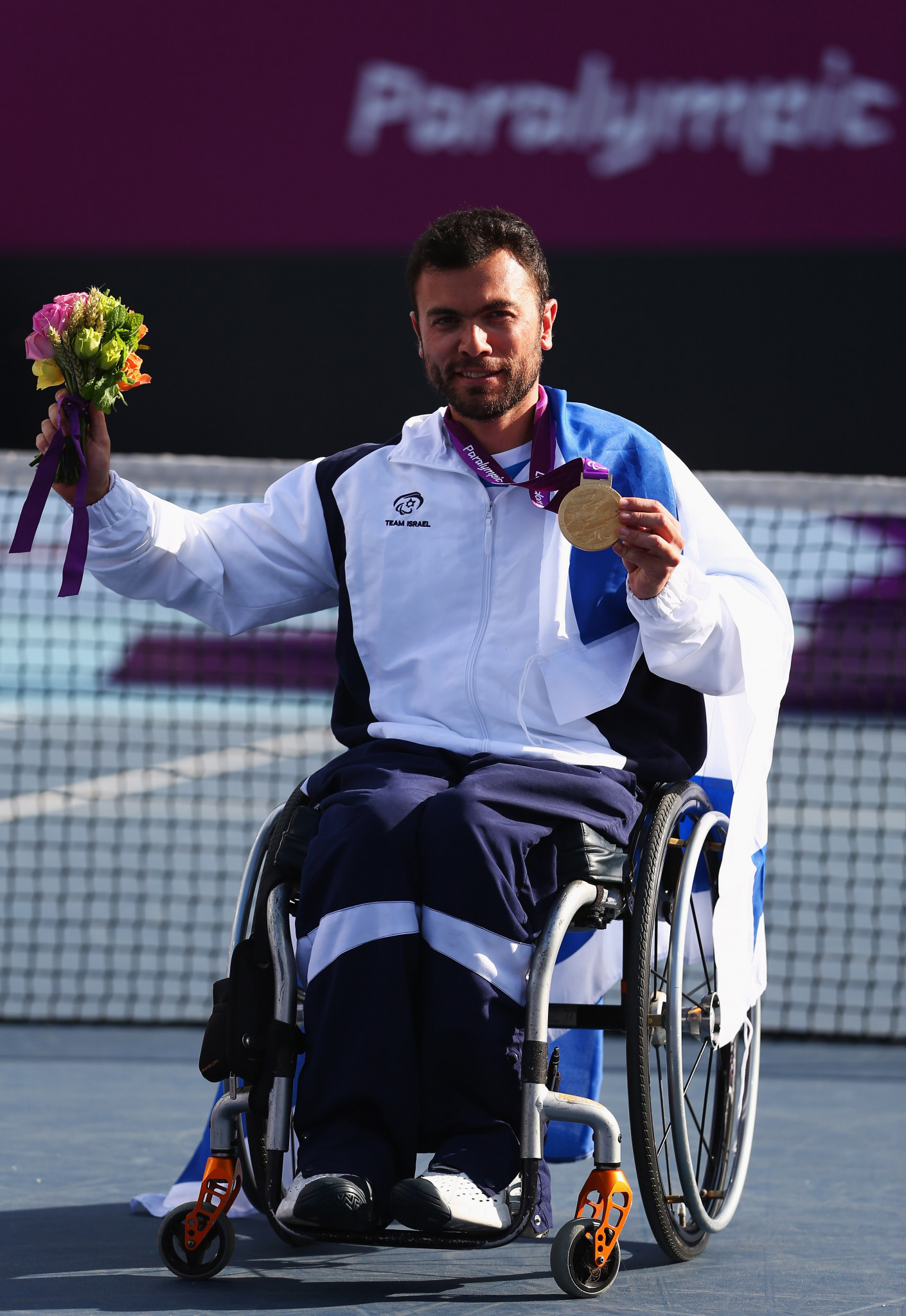 Israel's last Paralympic gold medal came in 2012 when Noam Gershony took gold in the quad tennis ©Getty Images