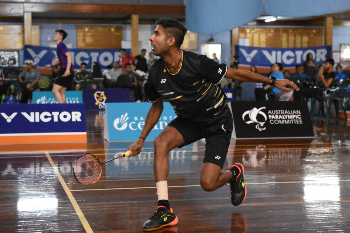 Abhinav Manota continued his progression in the men's event ©Ballarat Badminton