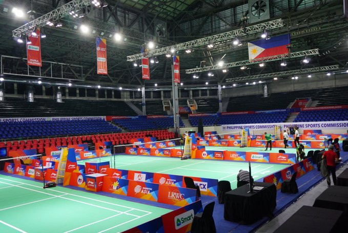 Action began today at the Badminton Asia Team Championships in Manila ©Badminton Asia