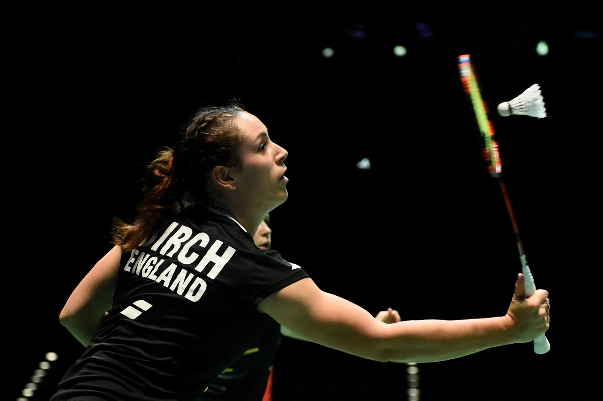 Chloe Birch, pictured here in doubles action, is likely to be one of the home favourites ahead of next year's Championships ©Getty Images