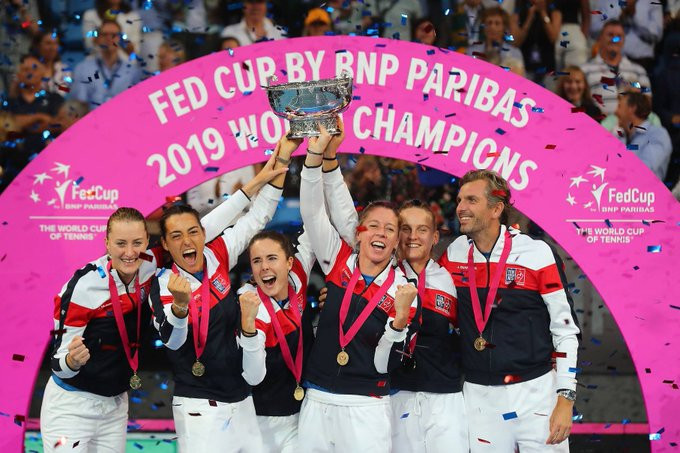 France are the reigning Fed Cup champions and will be looking to defend their title in Budapest in April ©Fed Cup/Twitter