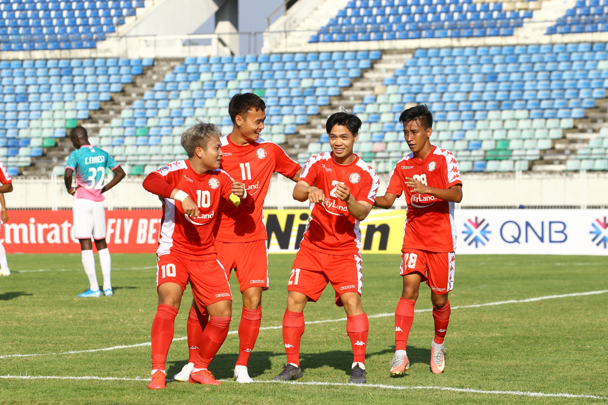 Ho Chi Minh City drew 2-2 in Myanmar yesterday instead of hosting the clash ©AFC/Twitter