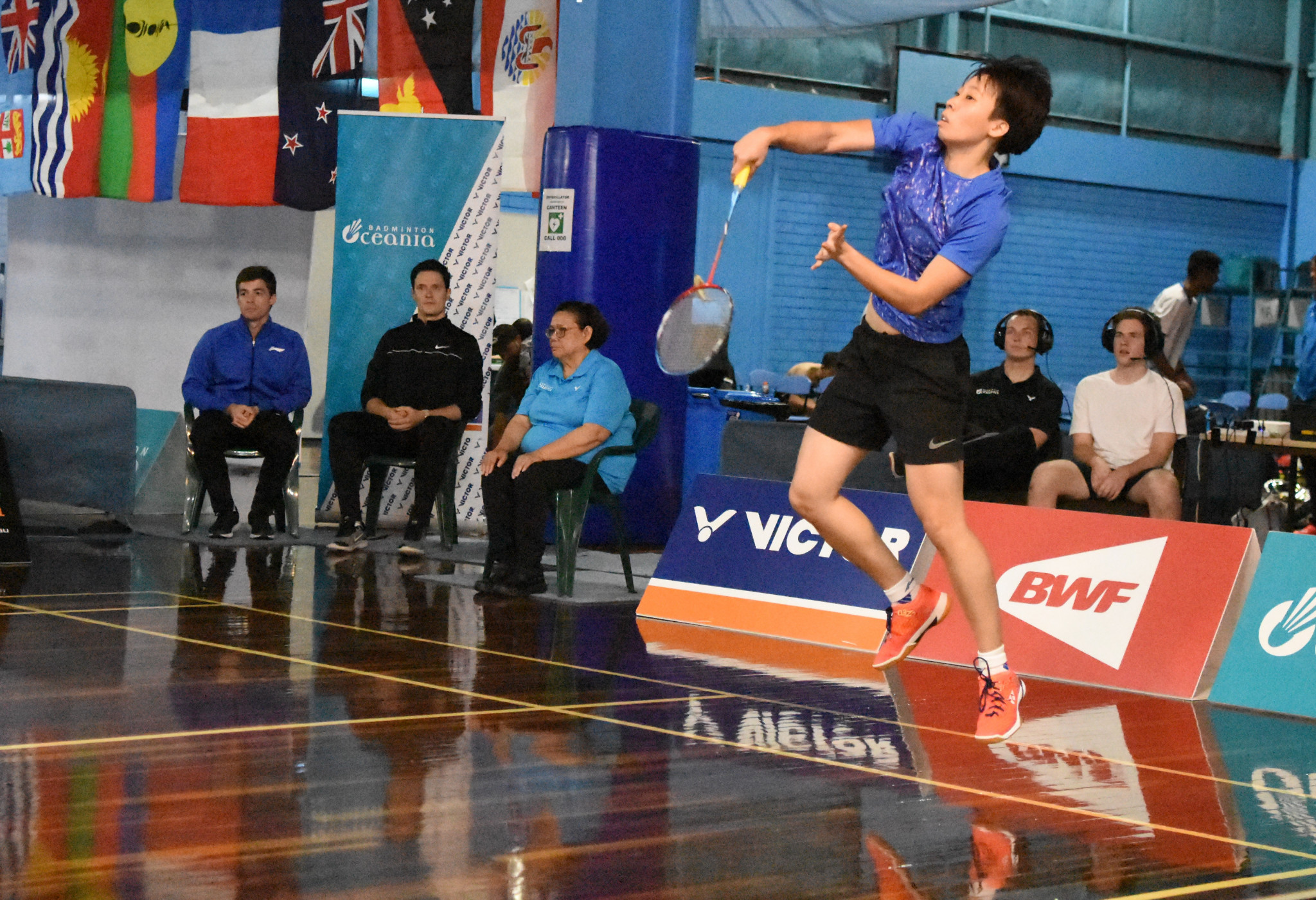 Wendy Chen Hsuan-yu won the women's singles title at the Oceania Badminton Championships for the sixth year in a row ©Ballarat Badminton