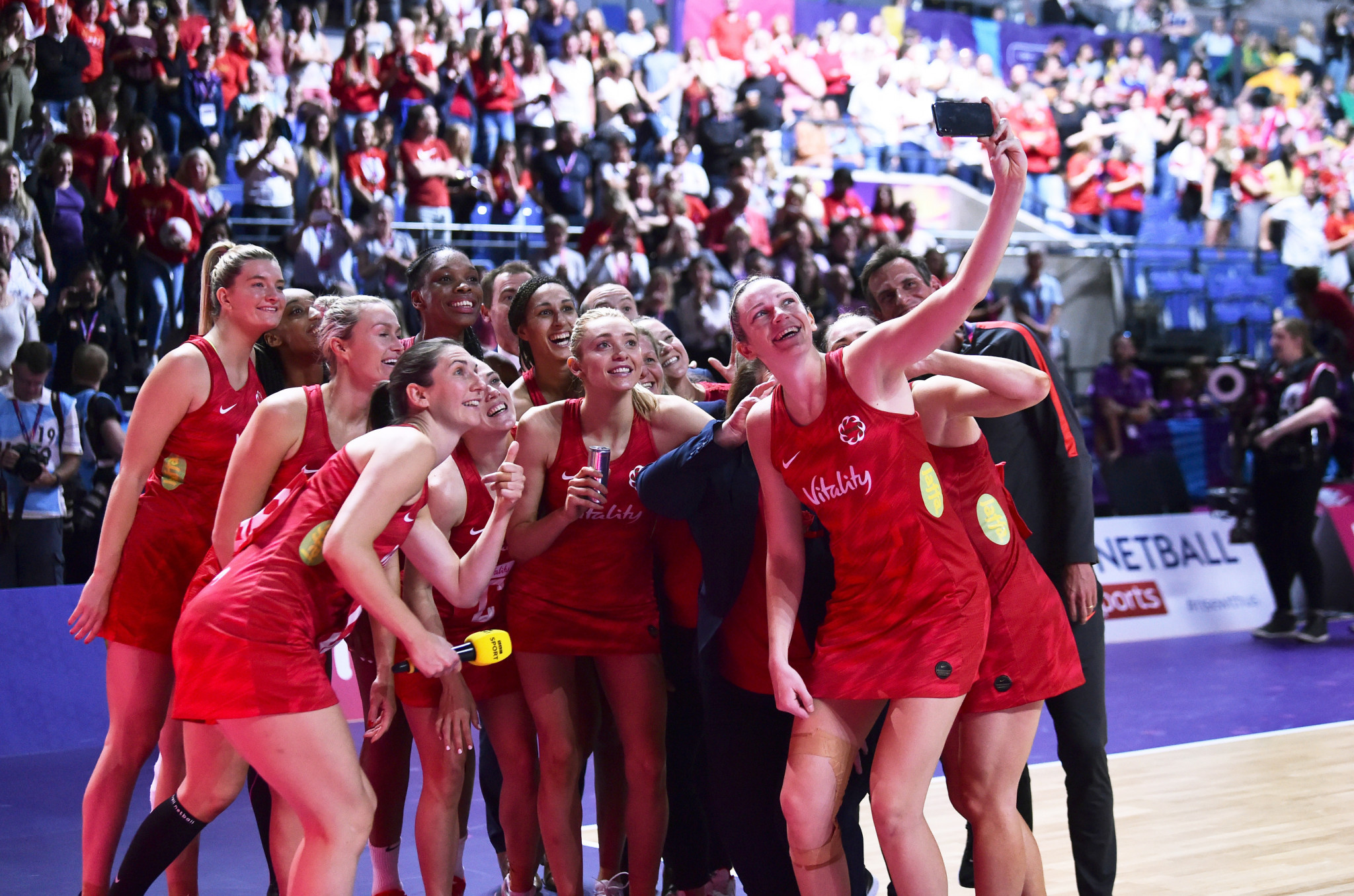 England's netball team secured bronze at the 2019 World Cup in Liverpool ©Getty Images