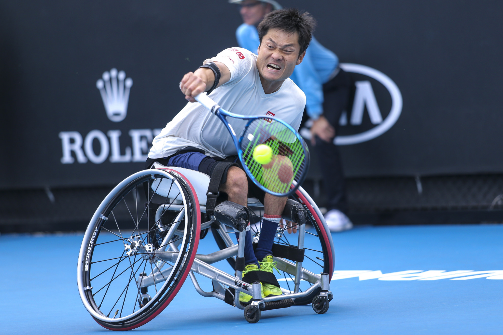 Japan's wheelchair tennis star Shingo Kunieda placed second in the public vote ©Getty Images