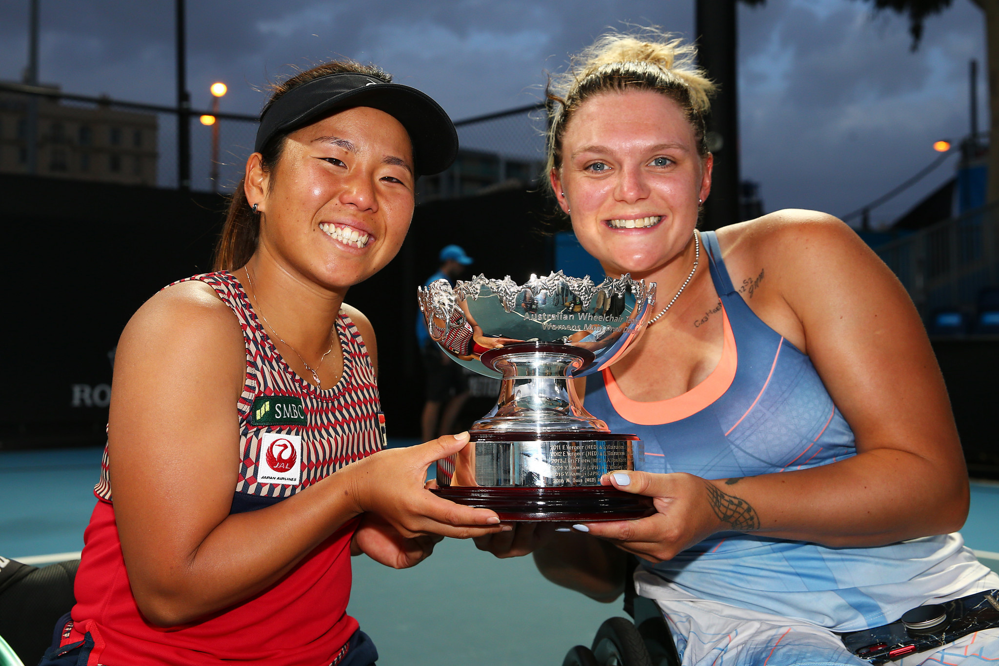 Whiley started 2020 well with an Australian Open doubles win with Japan's Yui Kamiji ©Getty Images