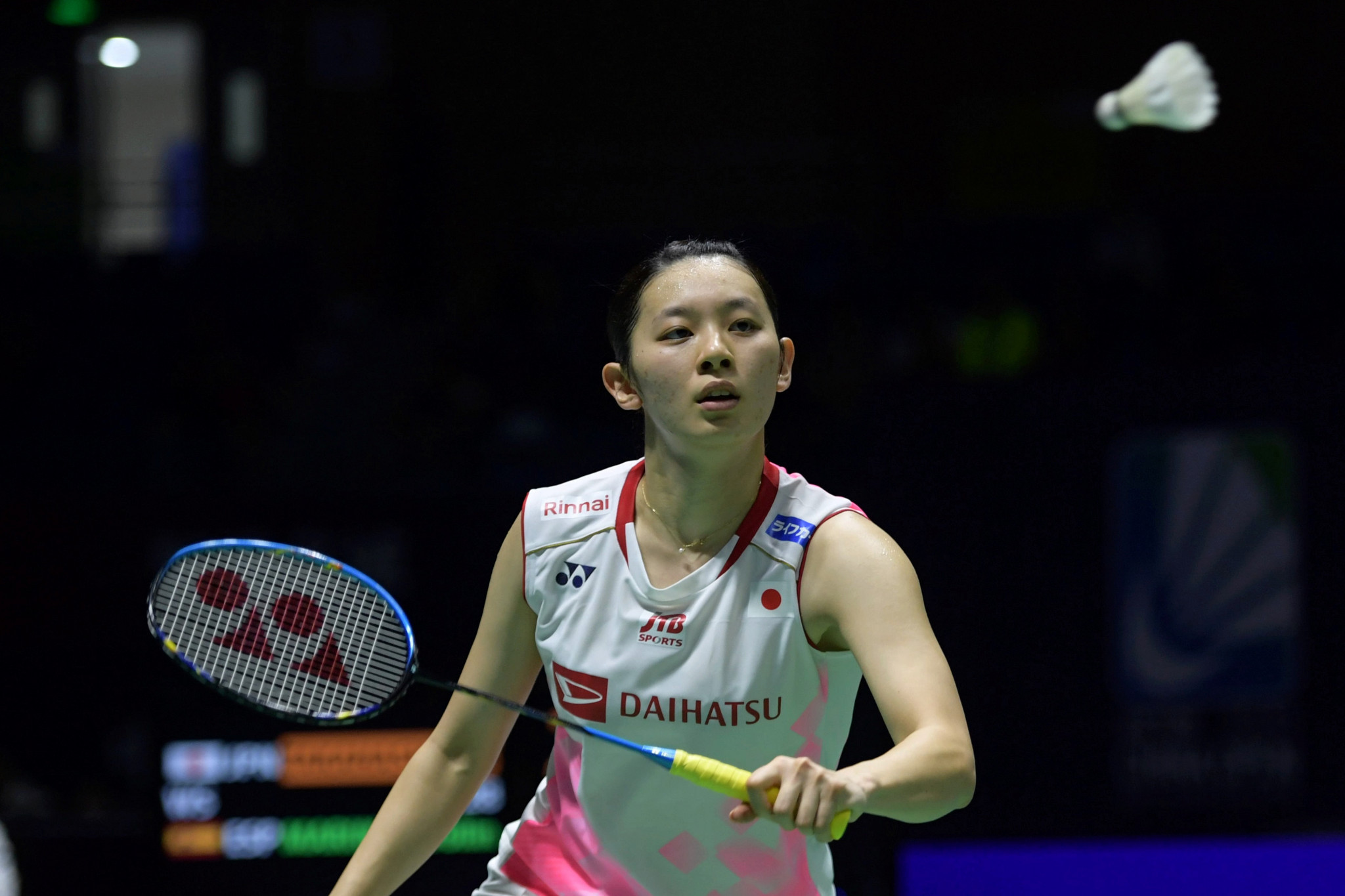 Sayaka Takahashi scored the decisive point for Japan against Indonesia in the women's quarter-finals ©Getty Images