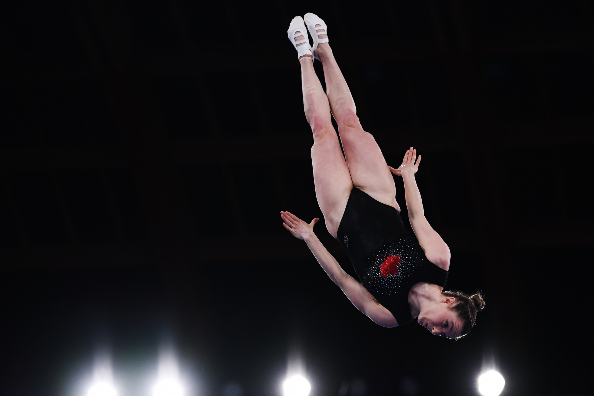 Canada's Olympic champion Rosannagh MacLennan will be the gymnast to beat in the women's event ©Getty Images