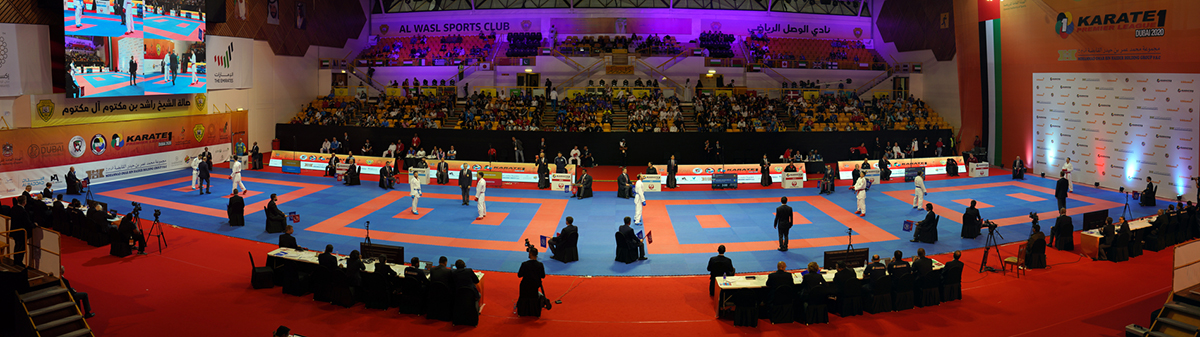 Athletes were aiming to secure places in Sunday's medal bouts ©WKF