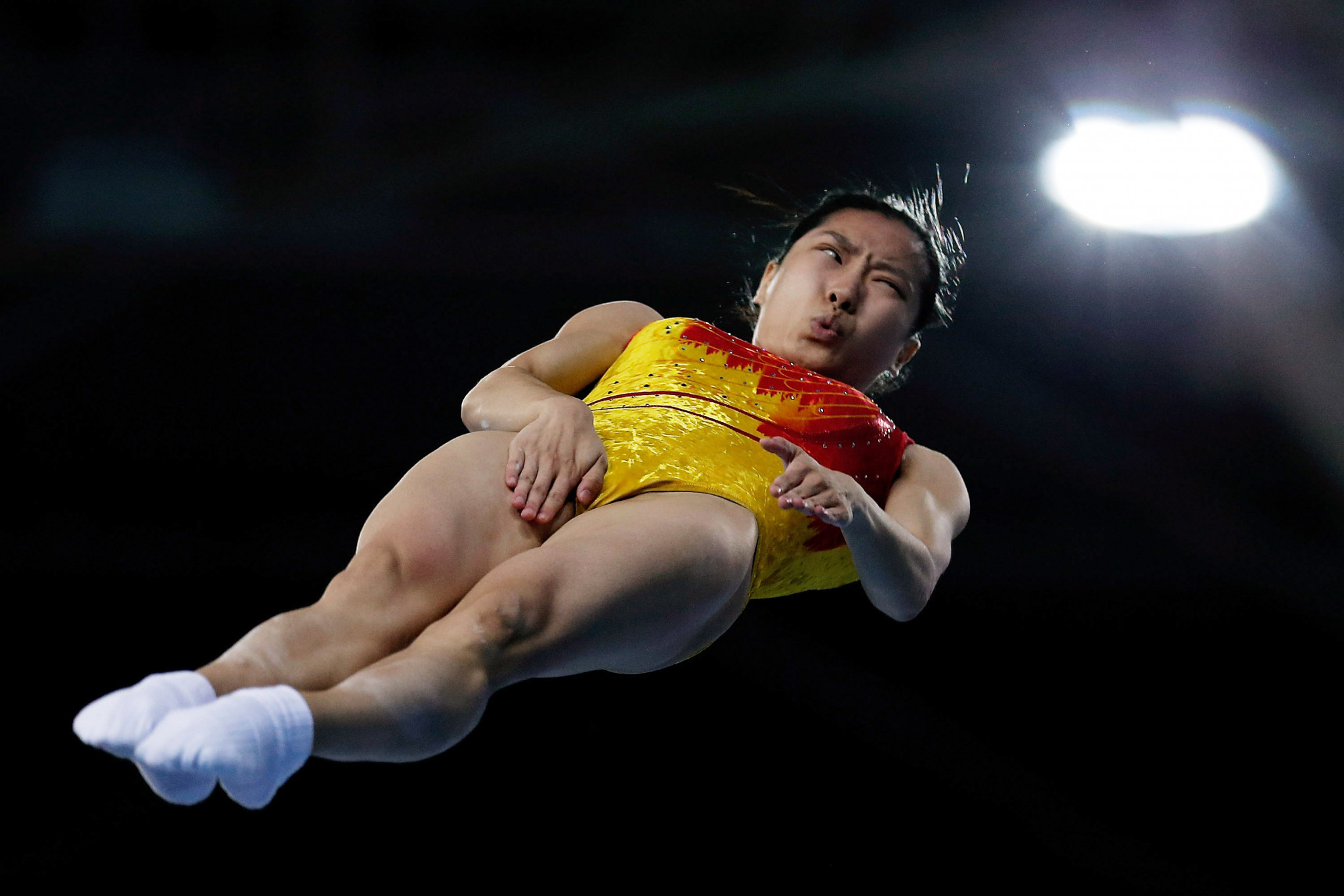 Li Dan will not compete in tomorrow's women's final after being the third placed Chinese athlete in qualifying ©Getty Images