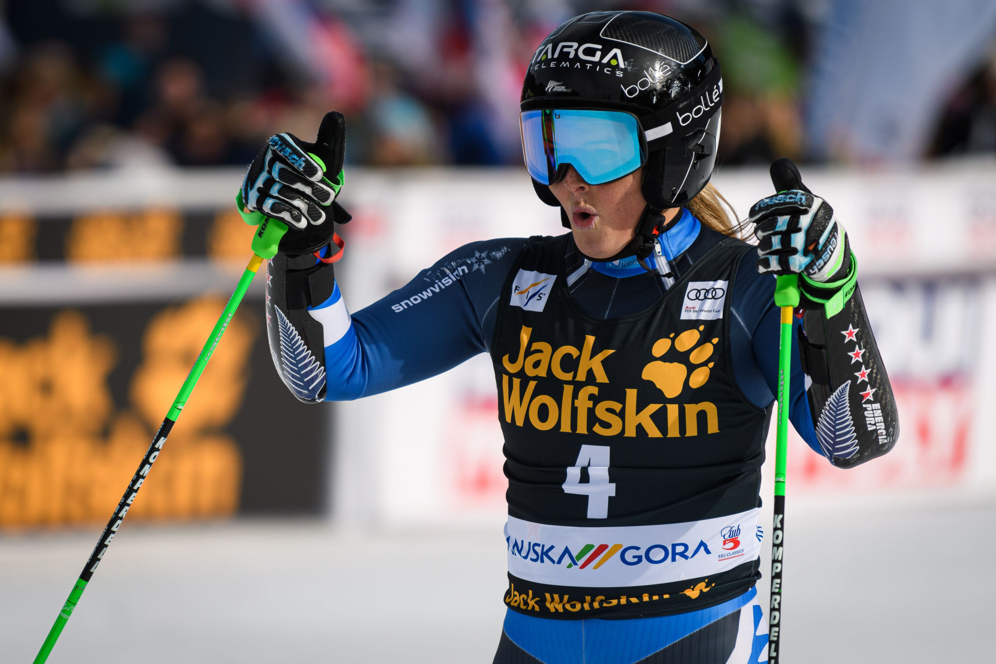 Teenager Robinson earns second FIS Alpine Ski World Cup win at Kranjska Gora