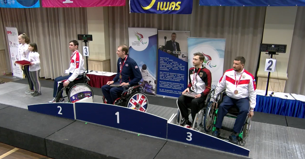 World champion Gilliver takes gold at IWAS Wheelchair Fencing World Cup in Eger
