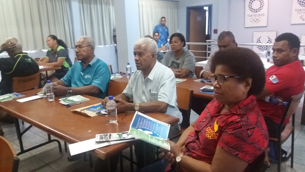 Drug Free Sports Fiji held a workshop for Tokyo 2020-bound officials ©FASANOC
