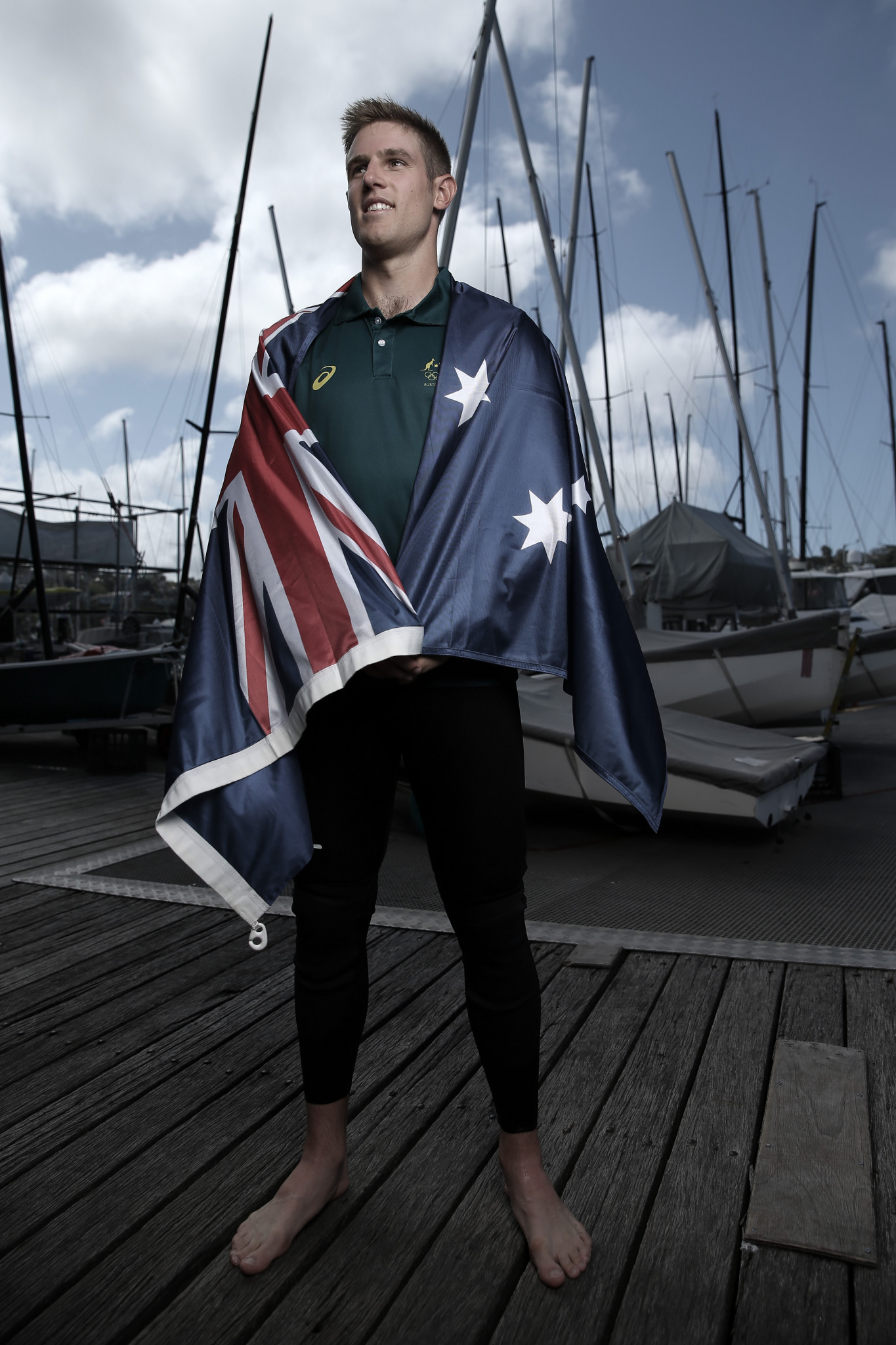 Australia's Matt Wearn was part of a popular podium on home soil after a strong last day put him into silver ©Getty Images