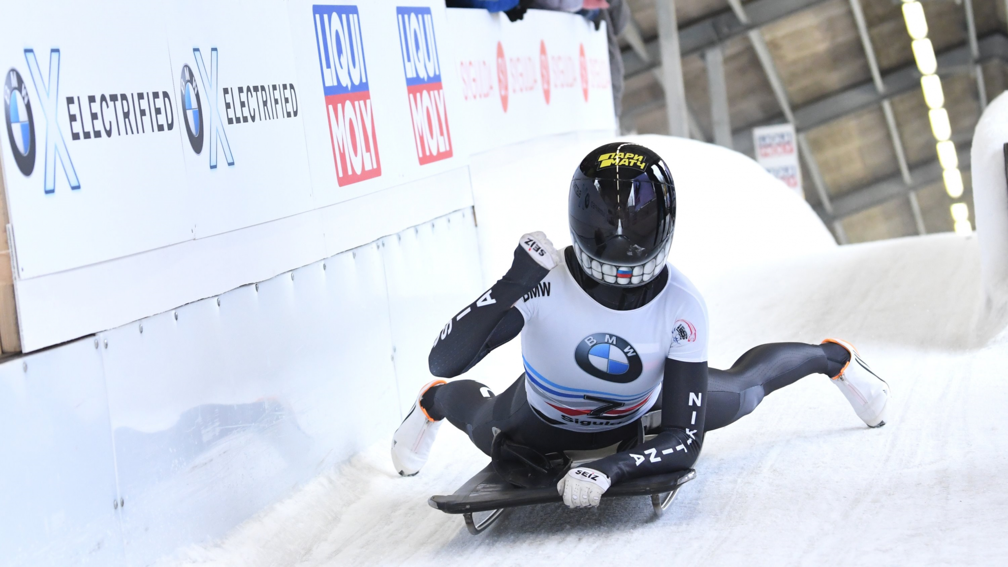 Elena Nikitina won her final race as the reigning World Cup champion ©IBSF/Viesturs Lacis