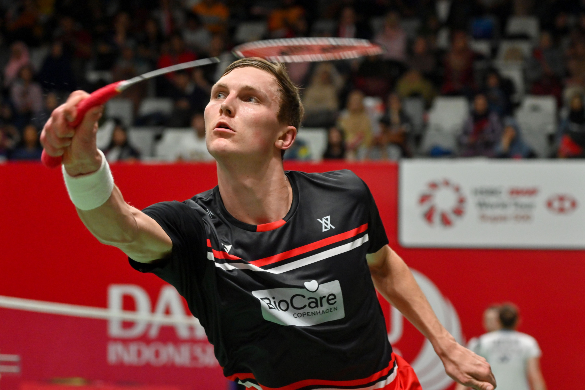 Denmark's Viktor Axelsen will defend the men's title as top seed ©Getty Images