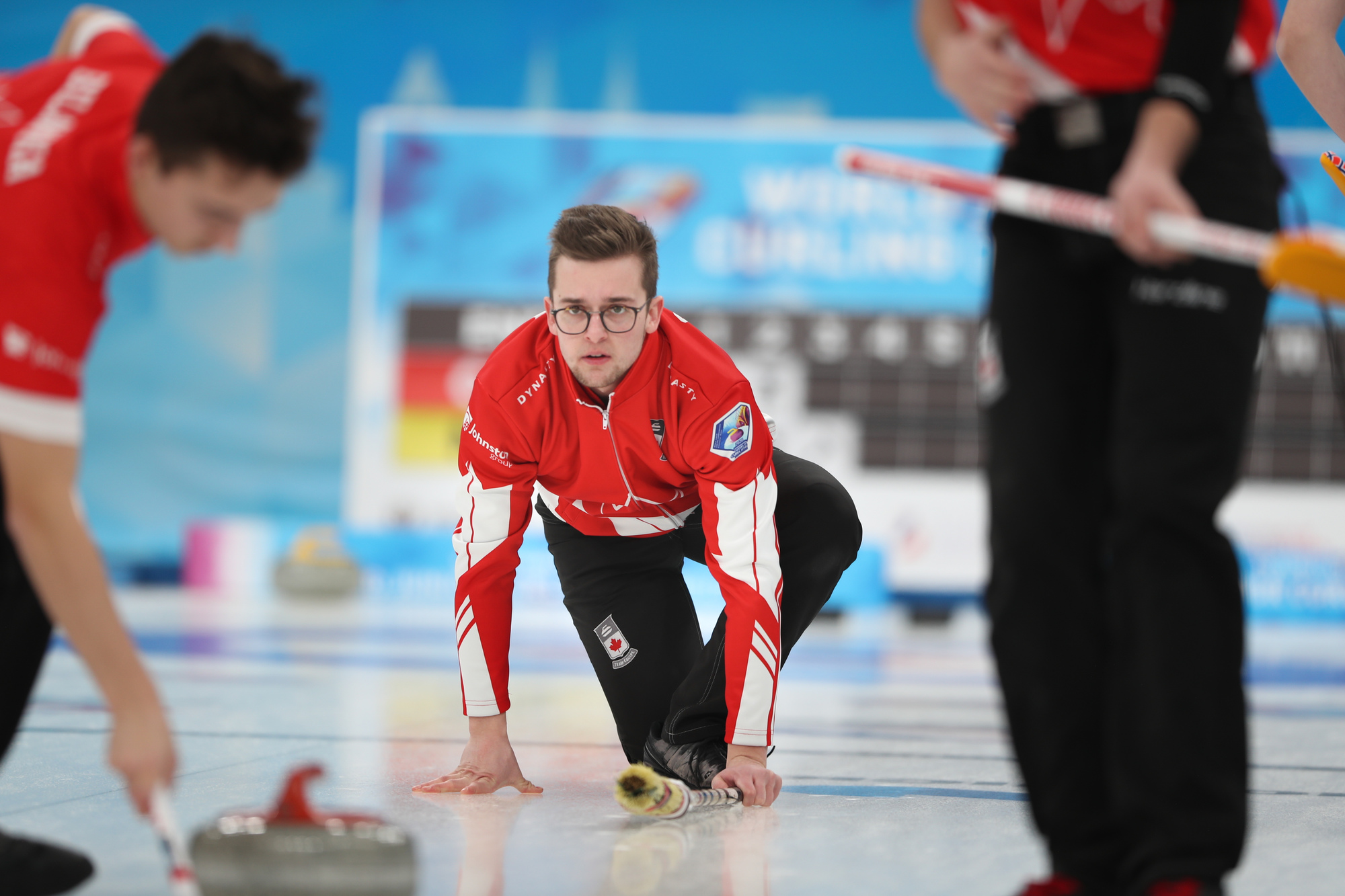Canada joined Germany at the top of the men's standings ©WCF/Richard Gray